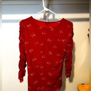 Large Vince Camino mesh top